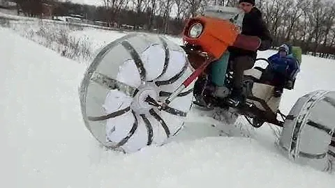 Вездеход на шинах низкого давления