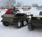 БТС Фрог 27 6х6 плавающий гусеничный вездеход-амфибия с двигателем 27 л.с + Электропакет