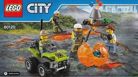 Lego City 60120 - Исследователи вулканов