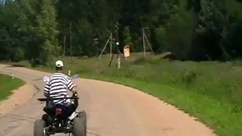 Электро-квадроцикл. Проверка максимальной скорости