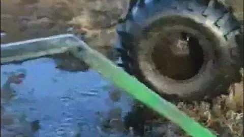 Вездеход Бурка, переломка колёса ураган