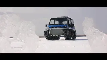 Гусеничный вездеход TERRANICA - Зимние испытания.