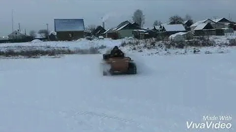 Вездеход Добрыня Сафари по снегу