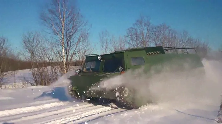 Гусеничный вездеход Газ 73 (ГТМУ), "Газушка" (модернизация)/ caterpillar tractor