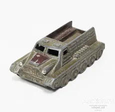 Игрушка Вездеход гусеничный БТР, Военная техника СССР, 8,5х4х3 см (4)