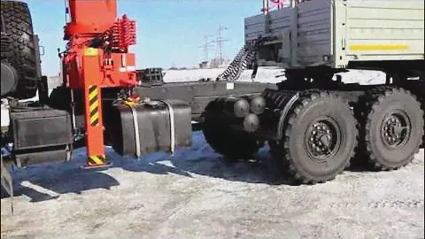 Камаз тягачь с Краном-Манипулятором