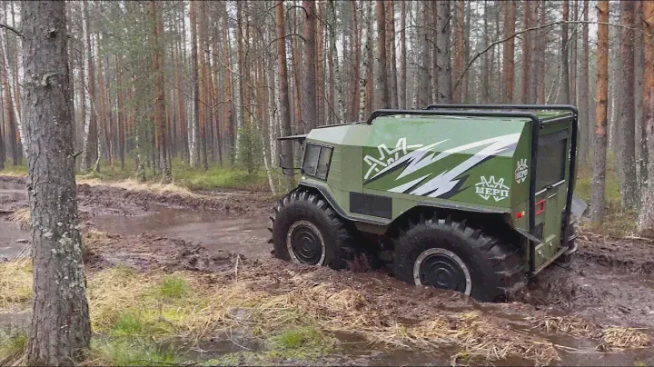 Вездеходы на болоте