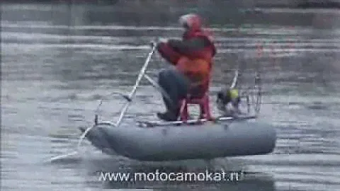 Аэрокатамаран "СТРИЖ" на подводных крыльях (клип 2 ) 2009