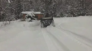Вездеход Добрыня Транспортер по свежему снегу)❄️