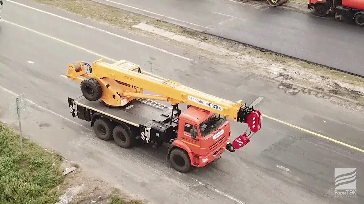КАМАЗ 43118 Автокран Галичанин грузоподъемностью 25 тонн!