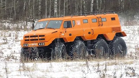 РУСАК-3994: четыре мотора на четыре оси