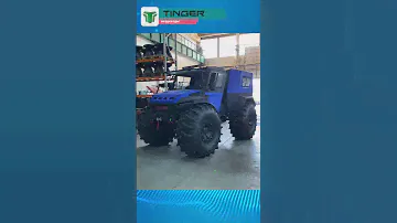 новый колёсный вездеход TINGER TF4 снегоболотоход Тингер TF4 #car #automobile #новости