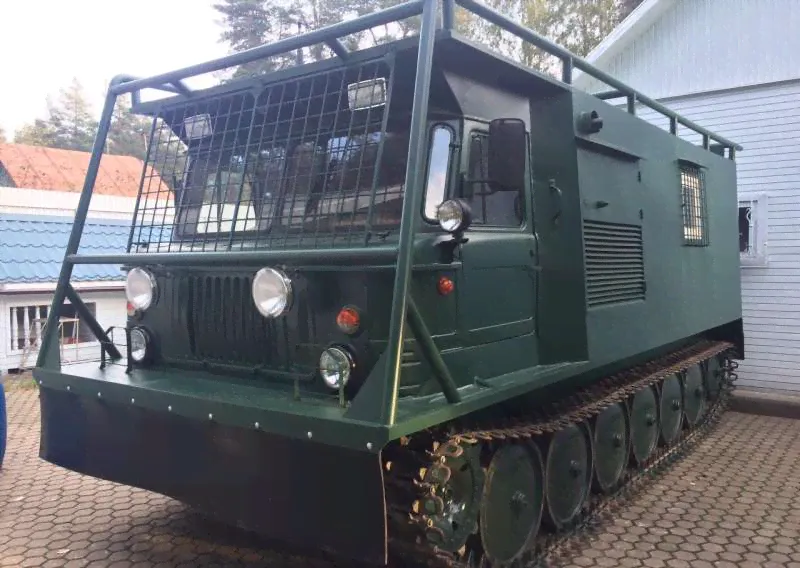 Гусеничный вездеход газ-34039 (гтс, газ-71)
