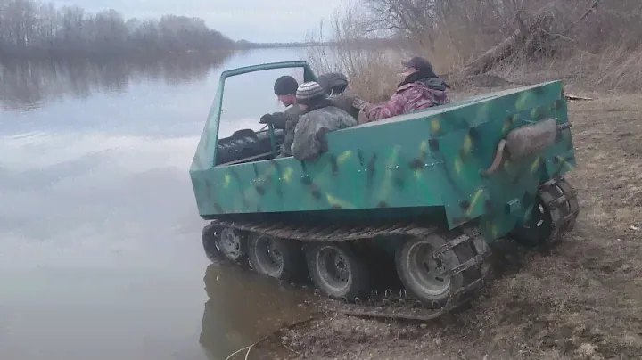 Гусеничный вездеход  "Марсоход" поедет в город Шарыпово
