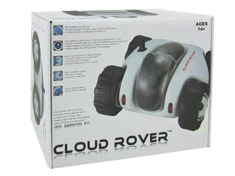 Вездеход FPV Cloud Rover Pro с видеокамерой (Для iOS и Android)-3