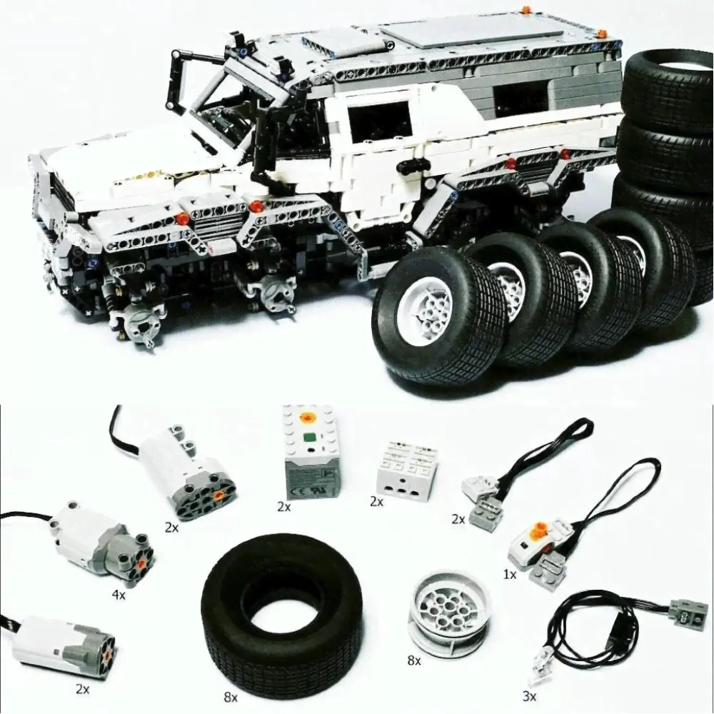 Конструктор Lepin 23011 Вездеход Авторос Шаман 8x8 - Technic 5360