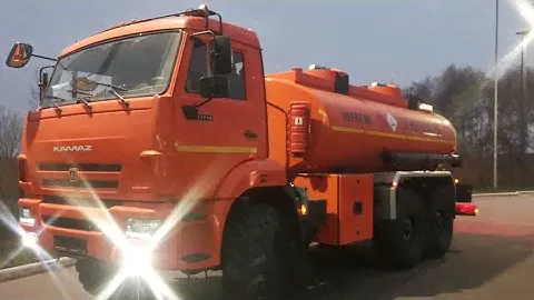 КАМАЗ 43118 (Каминс, ZF-9) Авто топливозаправщик АТЗ 11.2м3 2 секции