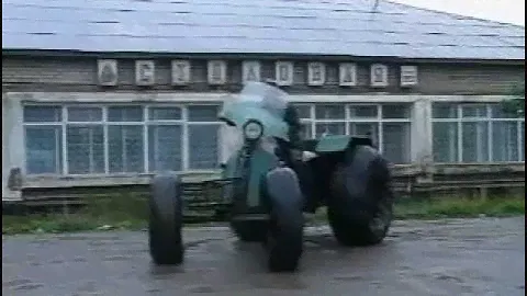 Самодельный Вездеход на шинах низкого давления  \ homemade ATV \ meanwhile in Russia