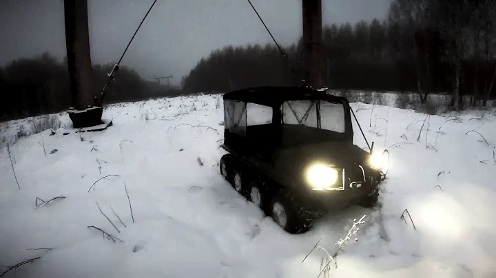 На вездеходе под ЛЭП. Argo Avenger 8x8