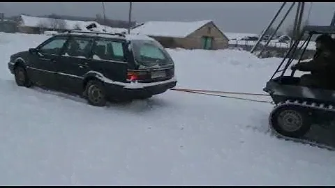 Вездеход Добрыня транспортер проверяем тяговое усилие)