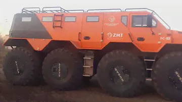 ВЕЗДЕХОД РУСАК 3994 К-8 8х8 на шинах 1650 для суровых испытаний