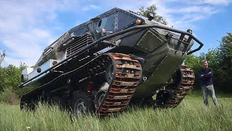 Гусеничный вездеход ЛАЙКА ТАЙГА. ТЕСТ ВЫЕЗД.