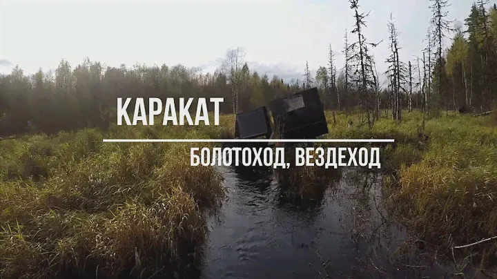 Обзор на Каракат-переломку. (Болотоход, вездеход)