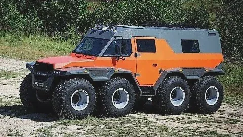 Amazing jeep Avtoros Shaman 8×8