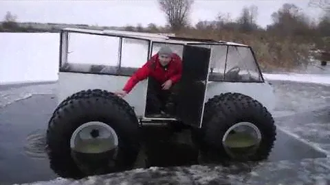 вездеход на шинах низкого давления