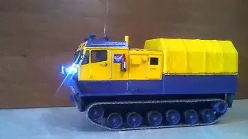 Обзор радиоуправляемой модели вездехода ЧЕТРА ТМ-140, в масштабе 1:24 RC модель вездехода Четра