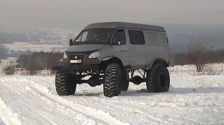 САМОХОДНАЯ МАШИНА - житель Канска сделал из ГАЗели вездеход