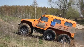 Трэкол - 39294, выход из воды