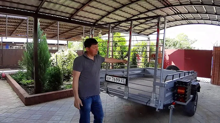 Переделка прицепа под АРГО (техника на гусеницах) болотоход