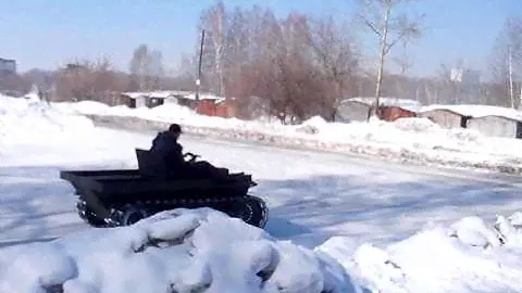 Гусеничный вездеход Сибиряк.