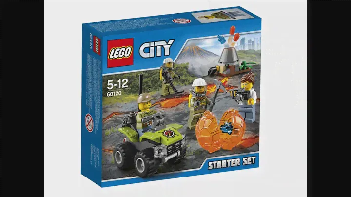 LEGO CITY 60120 набор для начинающих исследователей вулканов