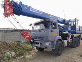 Автокран ВЕЗДЕХОД 25 тонн 33 метра Аренда