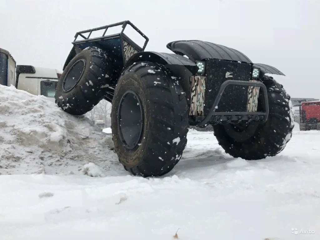 Плавающий вездеход болотоход, каракат, амфибия 4Х4 в Москве