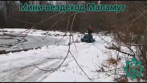 Лебедев моторс: Мини-вездеход Маламут на стандартной базе (короткой). Супер маневренность.