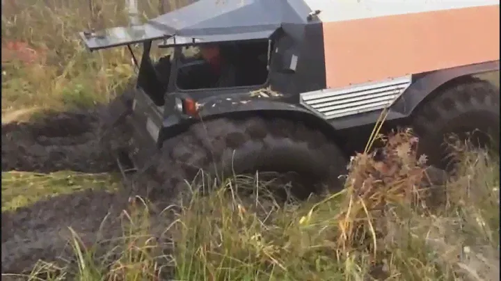 Вездеход Шерп Sherp застрял