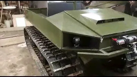 Обзор гусеничного вездехода!