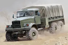 Масштабная модель Советский тяжёлый грузовой автомобиль-вездеход КрАЗ-255Б 1:35 (85506)