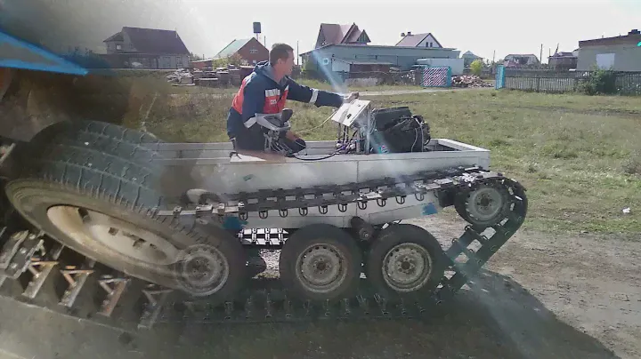 Самодельный гусеничный вездеход РАШЕР.