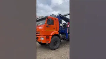 Бортовой автомобиль КАМАЗ 43118 с КМУ DongYang 2036 с буровым навесным оборудованием на 3 вылете!
