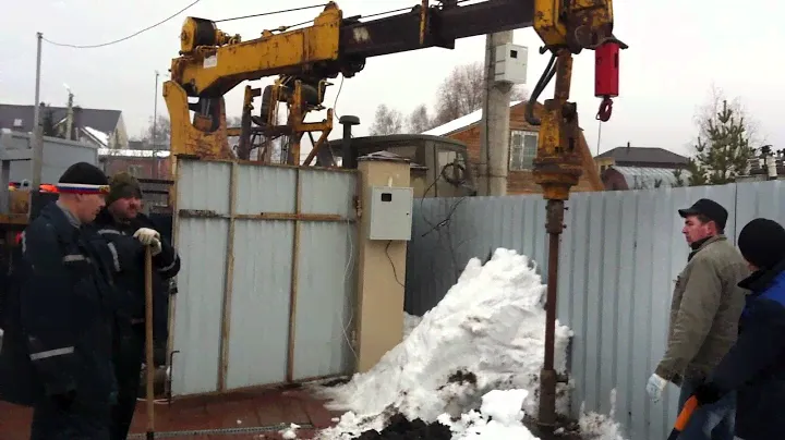 Японский ямобур Айчи D705 шасси КАМАЗ 6х6 аренда +7(495)790-54-30